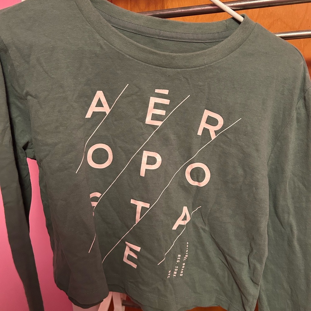 Aeropostale Olive Tomboy Tee